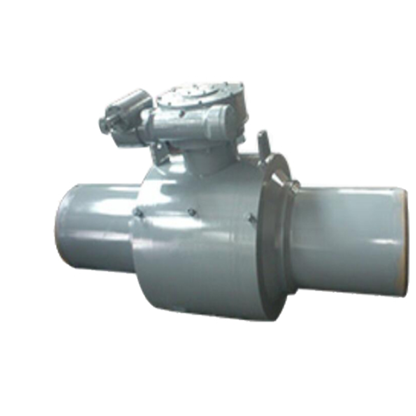 Fully welded ball valve